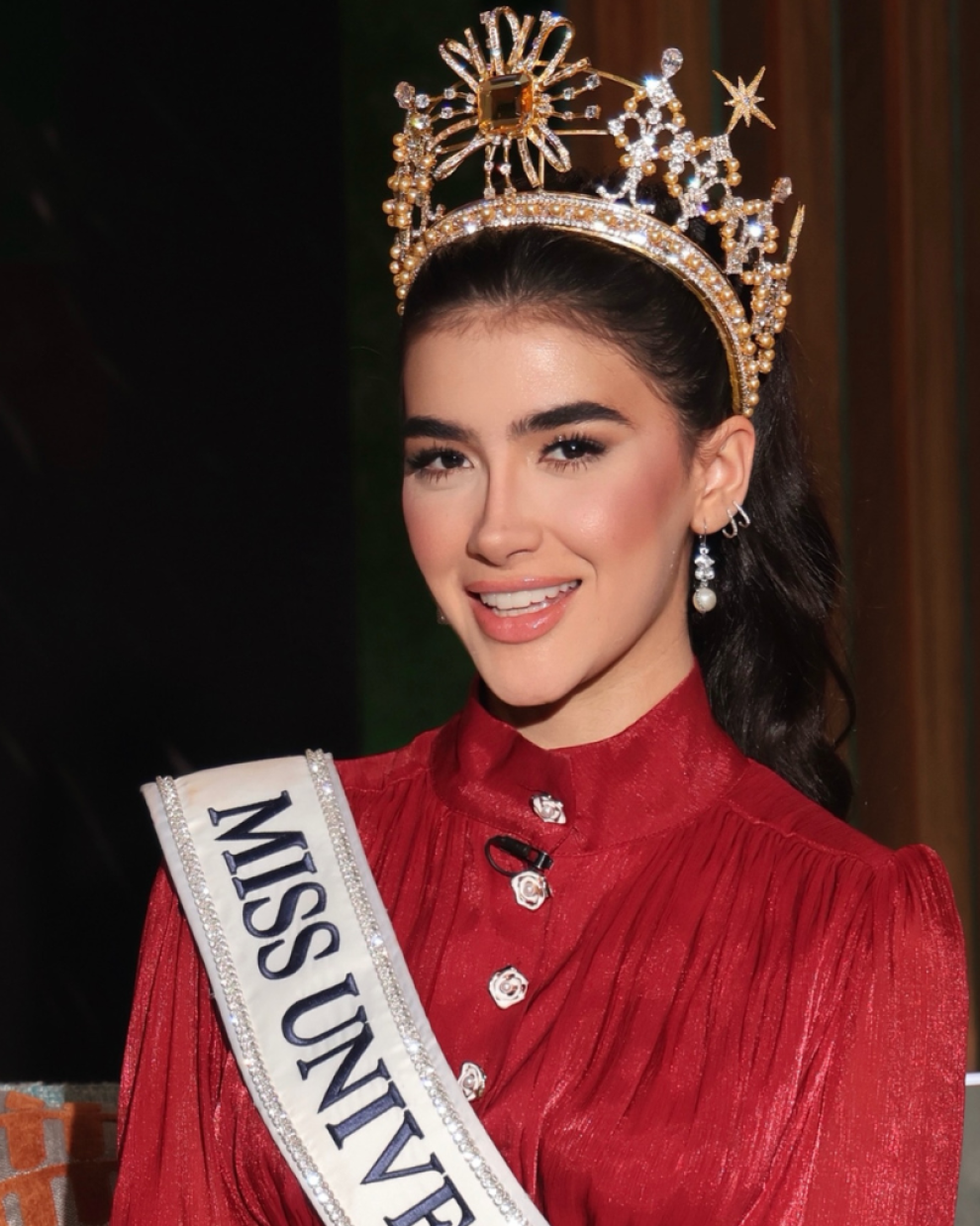 Dalia Bucaram, Miss Universo Ecuador 2026, busca el apoyo del público para conseguir un lugar en el Top 30.