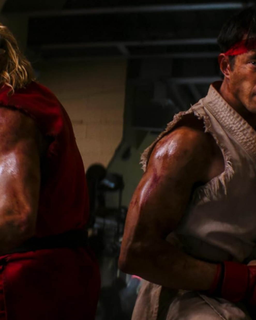 Toma de la nueva película de Street Fighter.