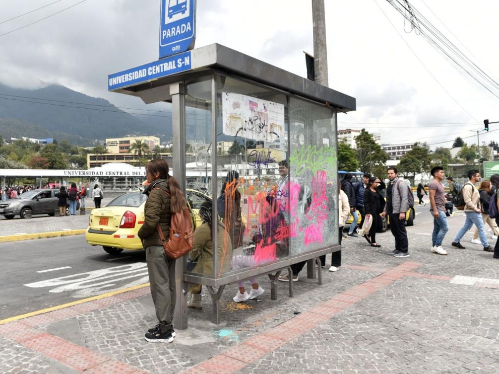 PARADAS VANDALIZADAS