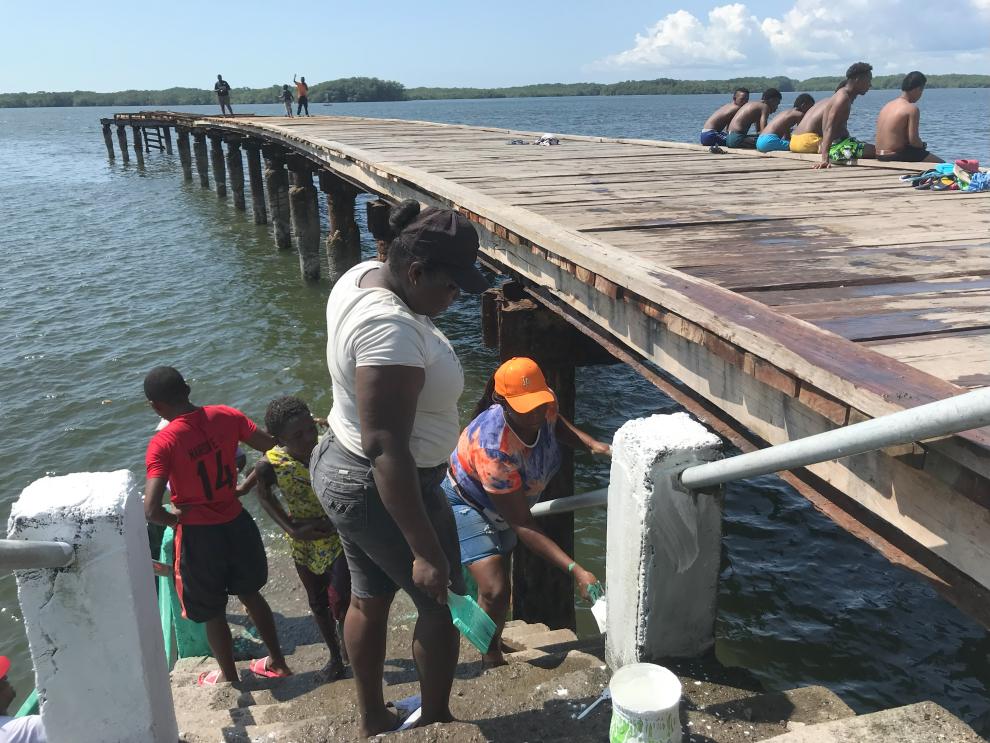 San Lorenzo restaura su muelle para así alejarse de la violencia