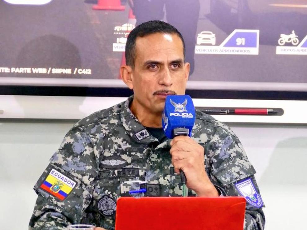 VICTOR HUGO ZÁRATE COMANDANTE GENERAL POLICIA NACIONAL