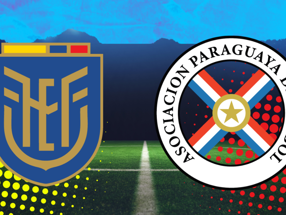 Ecuador frente a Paraguay en el estadio Rodrigo Paz.