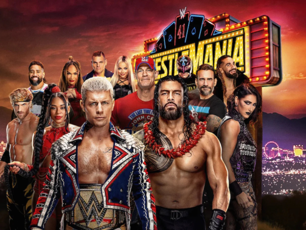 El Allegiant Stadium de Las Vegas se alista para recibir a miles de fanáticos en la histórica edición 41 de WrestleMania.