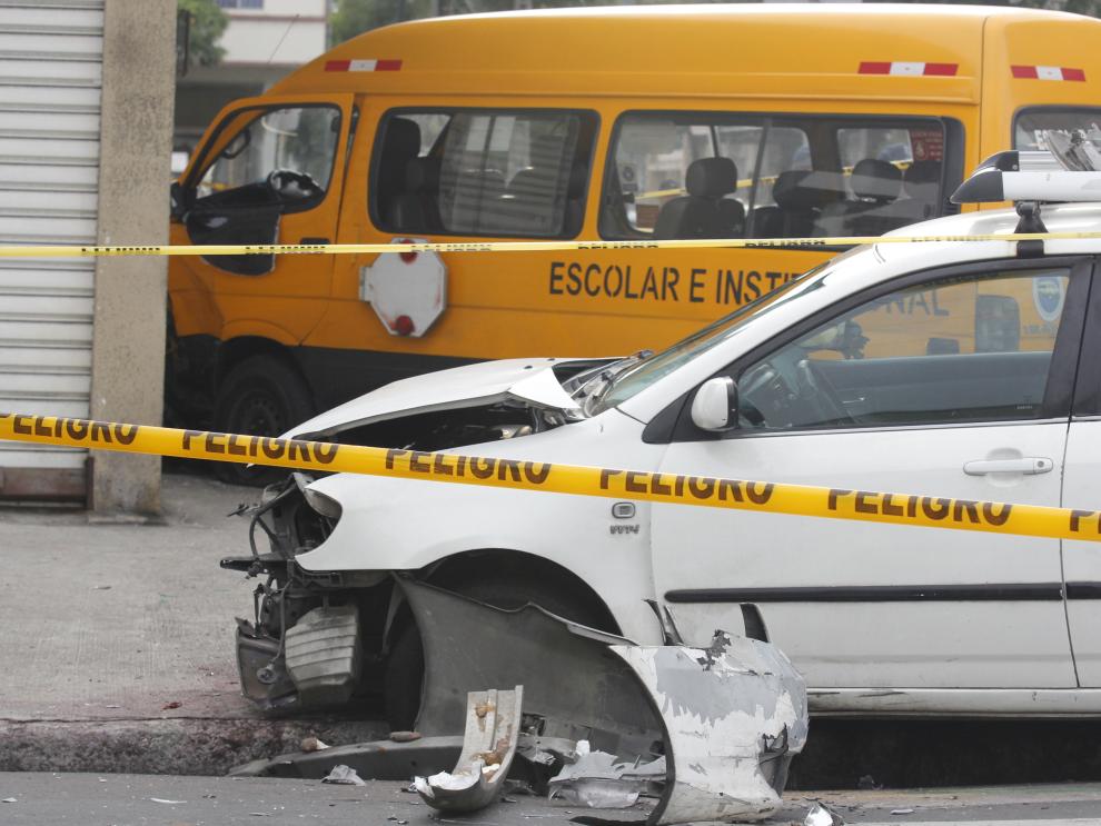 siniestro vial choque movilidad Guayaquil 2025 CV