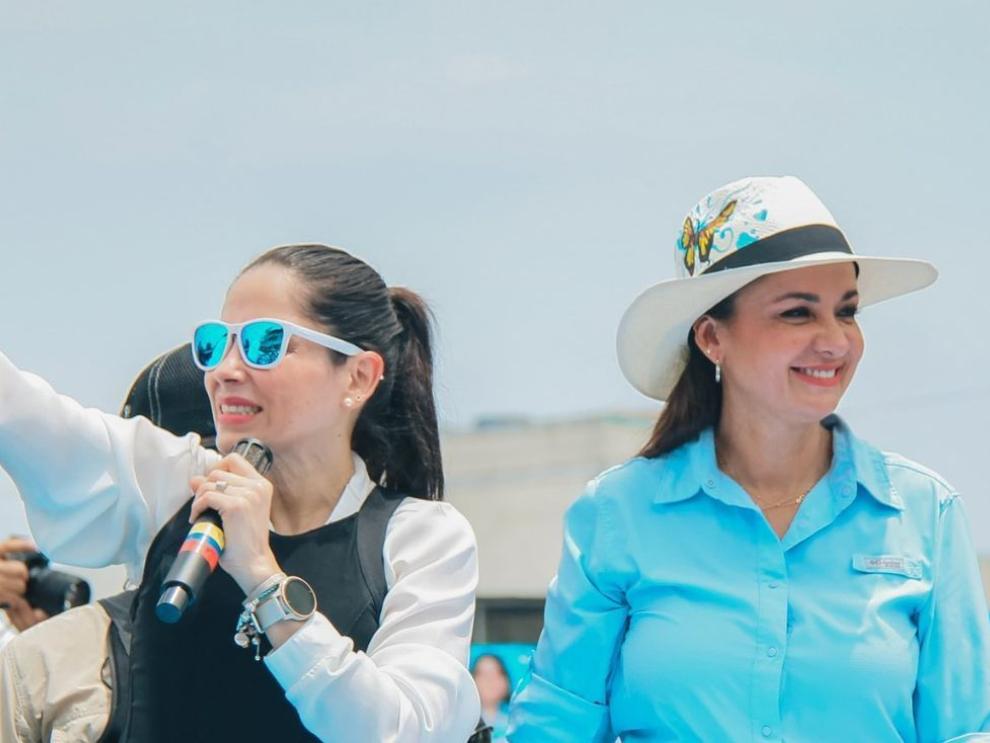 Marcela Aguiñaga y Luisa González