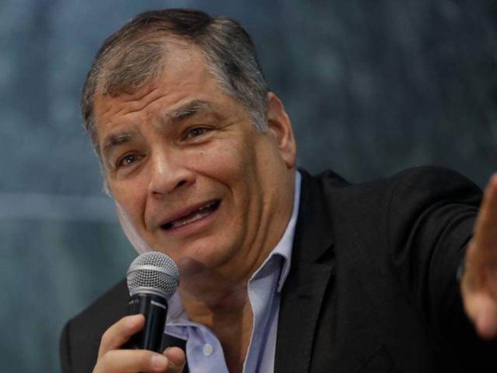 El expresidente Rafael Correa respondió a las recientes declaraciones presentadas por la fiscal Ana Hidalgo.
