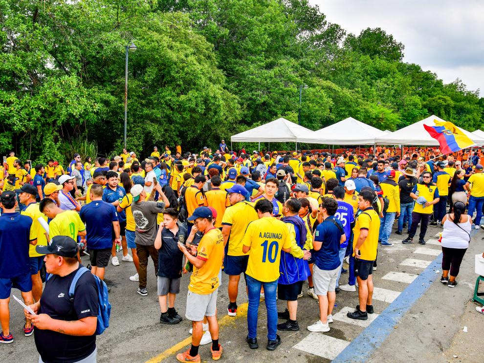 Hinchas de Ecuador