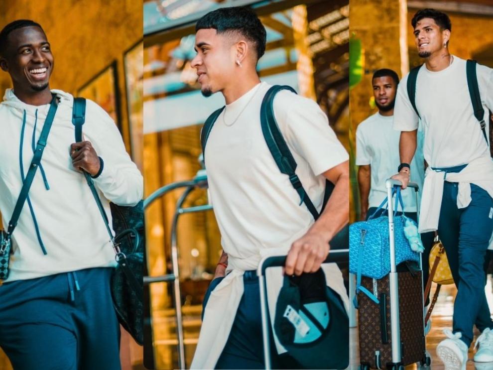 Willian Pacho, Kendry Páez y Piero Hincapié jugador de la Tri.