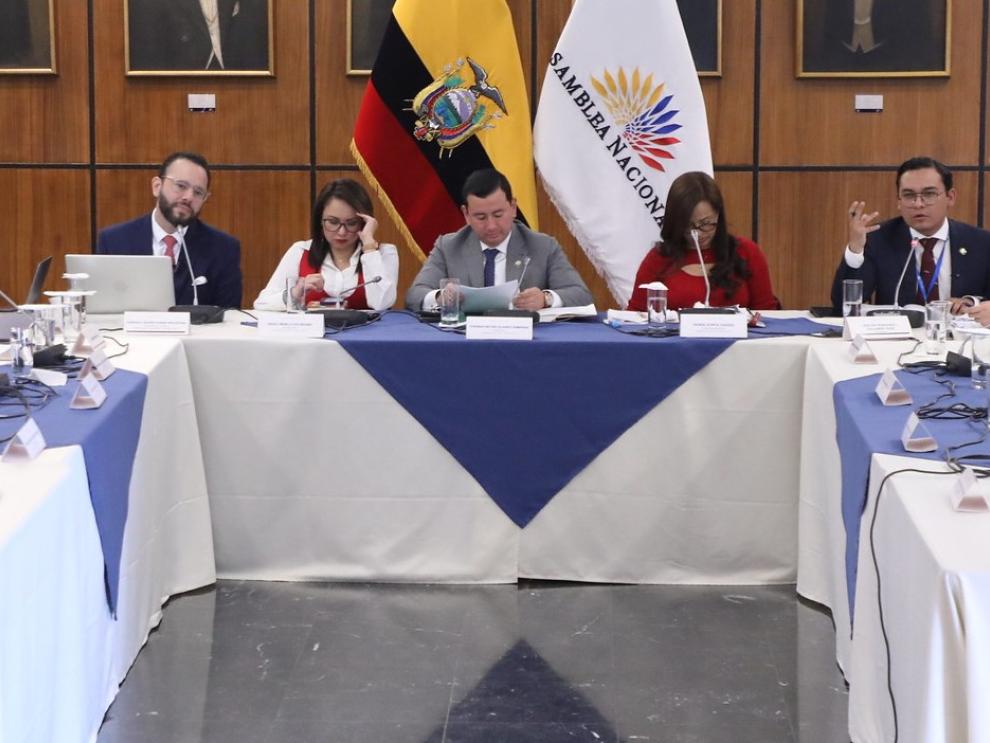 Gonzalo Albán, vocal del Consejo de Participación, enfrentó al asambleísta oficialista, Keevin Gallardo, en el juicio político que el legislador planteó.