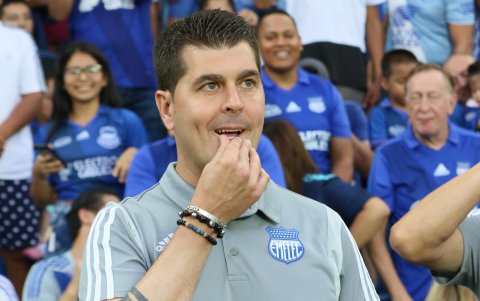 Ismael Rescalvo empezó a levantar el rendimiento de Emelec en la recta final de 2019.