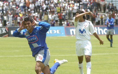 En su primer año en Emelec, Luis Miguel Escalada se cansó de hacer goles.