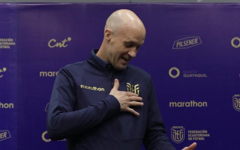 Jordi Cruyff aún no debuta en el banquillo de la selección ecuatoriana.