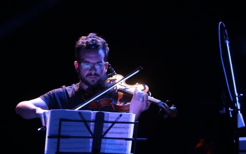 Simón Gangotena fue parte del trío de cuerdas de InConcerto.
