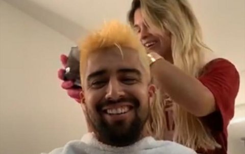 Noboa enloqueció las redes cuando mostró su nuevo 'look'.