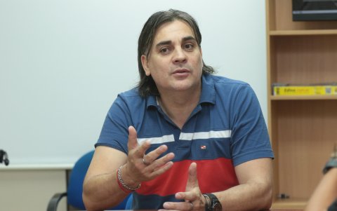 El Cuki Juárez fue campeón con Emelec en 2001 y 2002, fue invitado a la Explosión Azul.