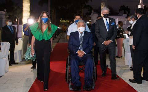 Asistencia. El presidente de la República, Lenín Moreno, fue uno de los asistentes al acto cívico.