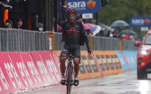 La primera etapa de la Vuelta al Ecuador lleva el nombre de Jonathan Narváez, ganador de una etapa en el Giro de Italia