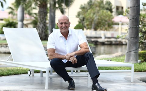 César hizo gala de su optimismo y buen humor a lo largo de la entrevista.