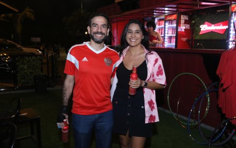 Xavier Burbano y Nadia Donoso.