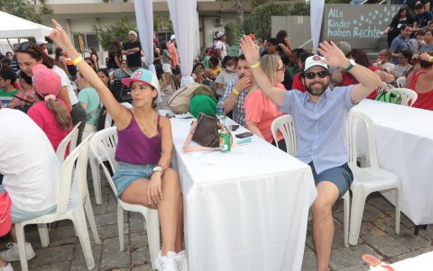 María Fernanda Ortíz y Ernesto Pazos.