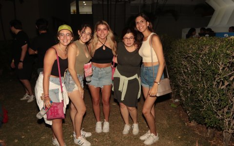 Danna Galindo, María Beatriz Zamora, Alisson Peña, Rafaela Cortés y Connie Ceballos.