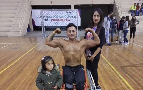 Christian Pérez tiene como un pilar fundamental en su vida a su familia.