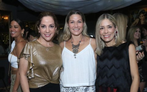 Marita Navarrete, Andrea Goldbaum y María Paz Noboa.