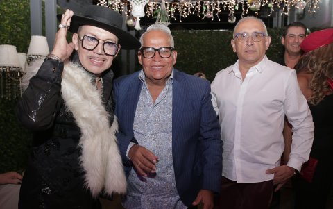 Luis Tippán, Danny de la Venta y Marcos Tapia.