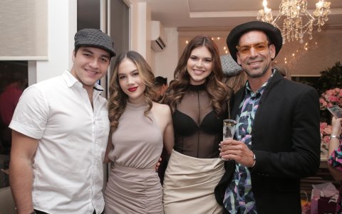 Diego Jairala, Samia Álava, Georgette Kalil y José Luis Maldonado.