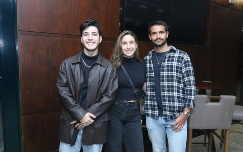 José Julio Suárez, Daniela Suárez y Jaime Jaramillo.