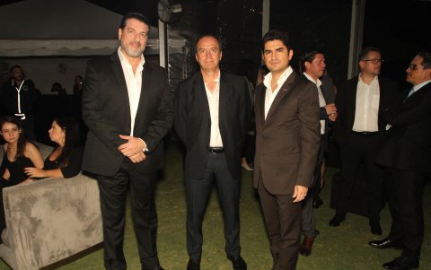 Álvaro Nogales, Pedro Torres y Fabián Sviercovich.
