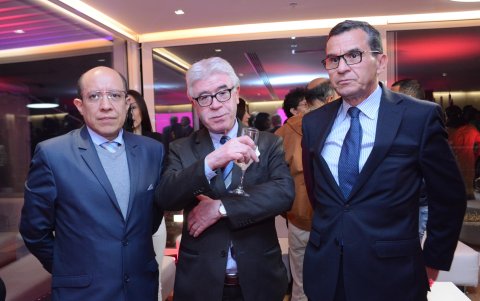 Johan Gómez, Patricio Pasquel y Patricio Jiménez.