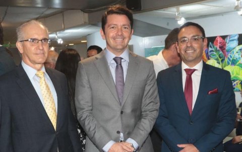 Gonzalo Noboa, Francisco Jiménez y Christian Behr.