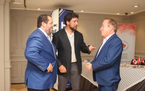 Jaime Franco, Jan Topic y Miguel Ángel González.