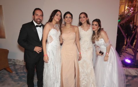 Daniel Donoso, Luciana Donoso, Paola Barek, Alexa Correa y Natalia Escala.