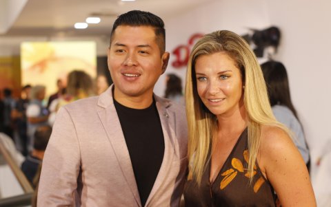 Jefferson Merchán y Natali Massinari.