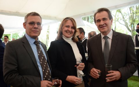 Ovidio Roque, Zudelis Cosano y José Iván Dávalos.