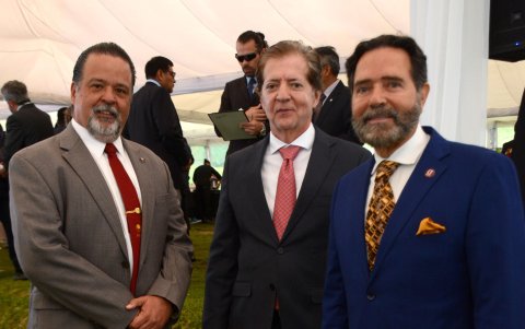 Hugo Ayala, Alfredo Ortega y Carlos Ortega.