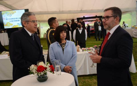 Hugo Contreras, Rosario Velazco y Rodrigo Cardoso.