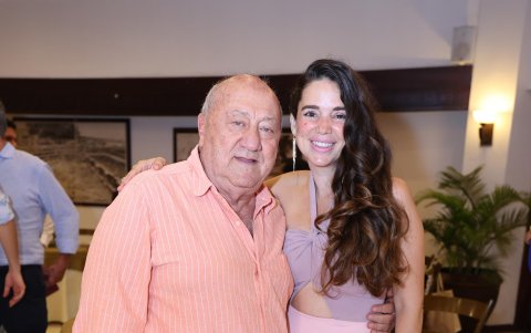Julio Saab y Carolina de Barek.