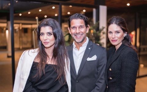 Alejandra Cereceda, Mauricio Ordóñez y Andrea Fiallos.