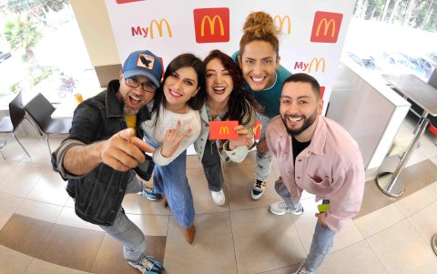 Sebastián Félix, Alisson Corral, Michelle López, Israel Varela y Marco Guadalupe.