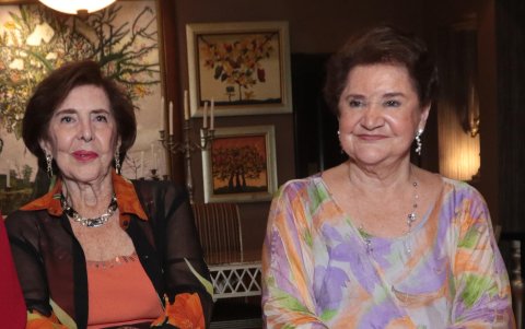 Leonor de Pechariche y Mercedes de Cano.