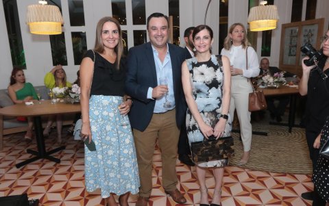 Rose Marie Conejo Guillermo Maldonado y Cristine Nassour.