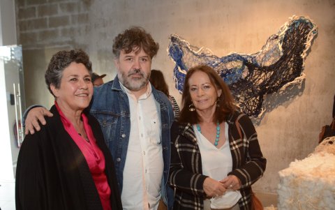 Dayuma Guayasamín, Martín Barea y María Jaramillo.