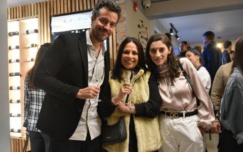 Santiago Moncayo, Isabel Jácome y Amanda Ordóñez.