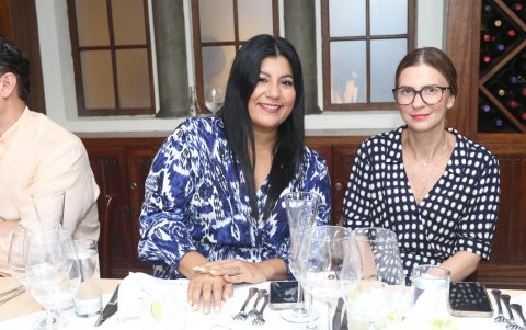 Carla Colombara acompañada de Tijana Popovic.