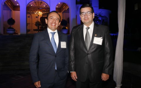 Santiago Mosquera y Johnny de la Pared.