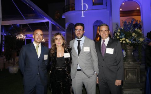 Ignacio González, Daniela Espinosa, Martín Espinosa y Andrés Pachano.