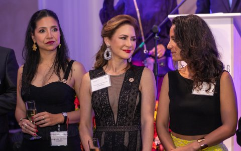 María Isabel Machado, Priscilla Falconí y Ángeles Puentes.